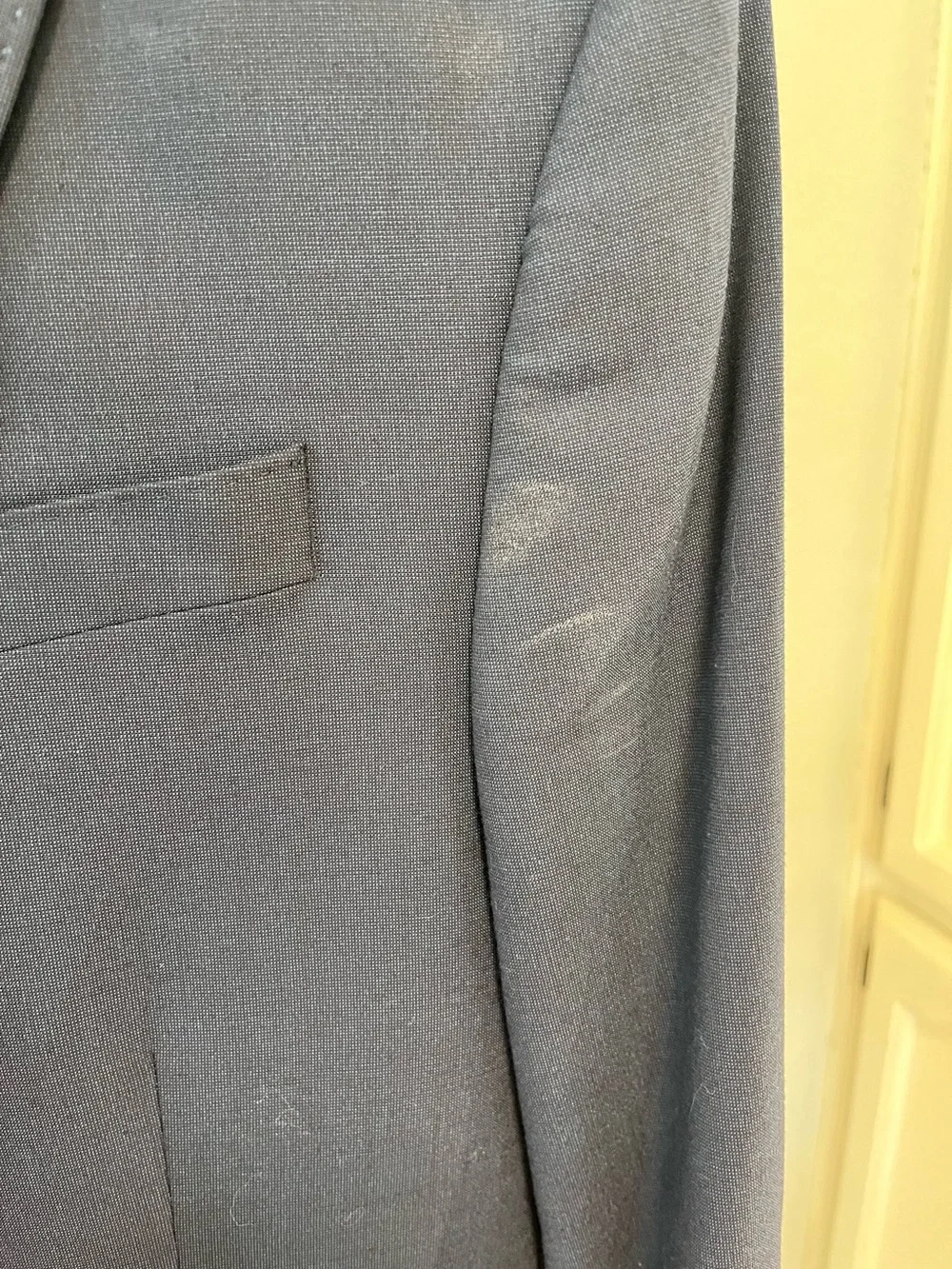 J. Ferrar Navy Blue Two-Piece Suit See Messurements